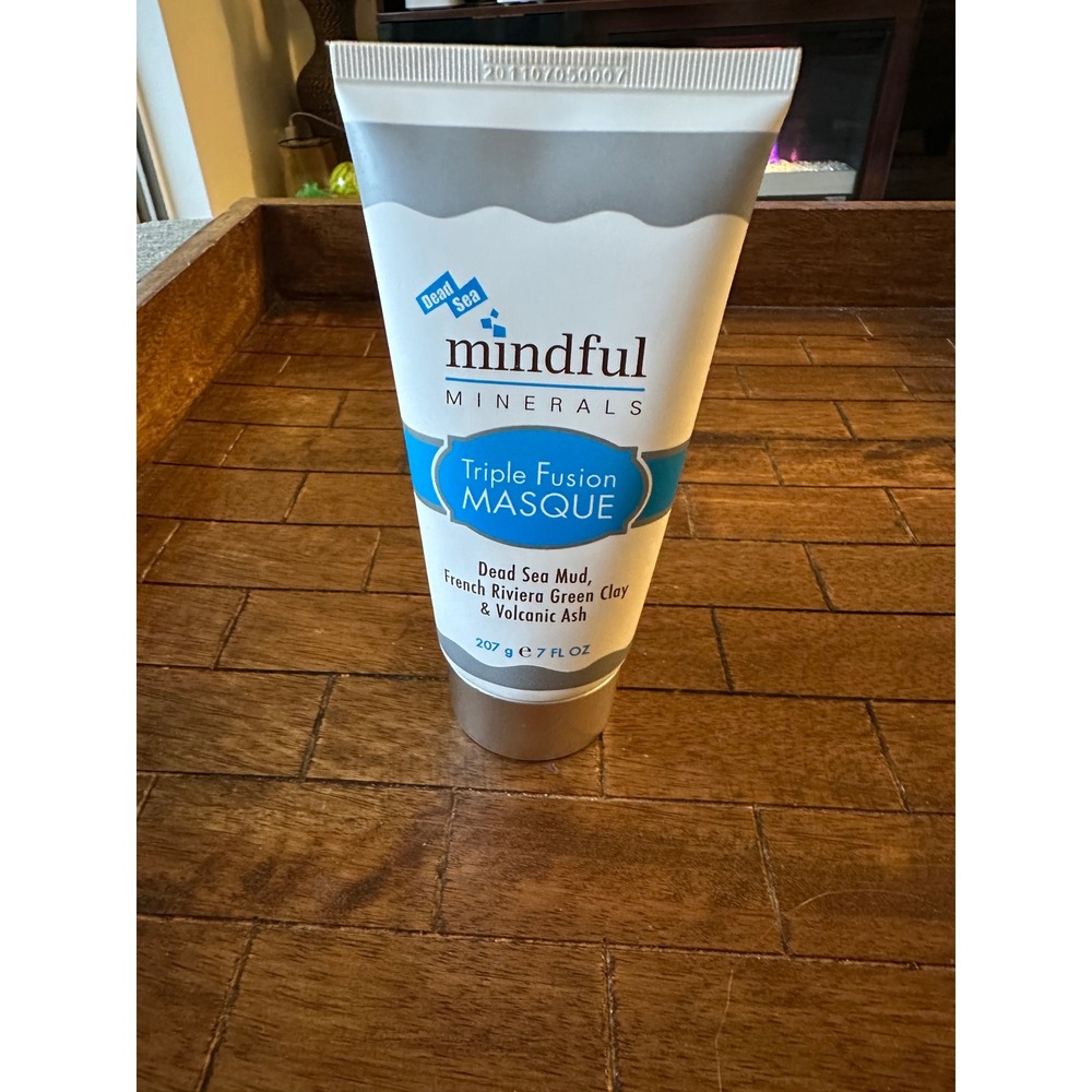Mindful Minerals Triple Fusion‎ Masque Dead Sea Mud French GR Clay  7FLOZ sealed